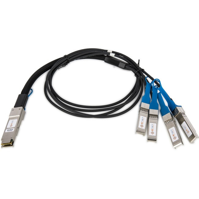 ENET Cisco Compatible QSFP-4SFP10G-CU5M TAA Compliant Functionally Identical QSFP+ to 4x SFP+ Breakout Direct-Attach Cable Passive 5m QSFP-4SFP10G-CU5M-ENC