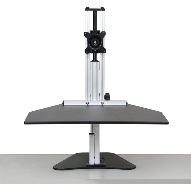 ERGO DESKTOP Wallaby Sit and Stand Workstation, Black, Fully Assembled ED-WAL-BLK-FA