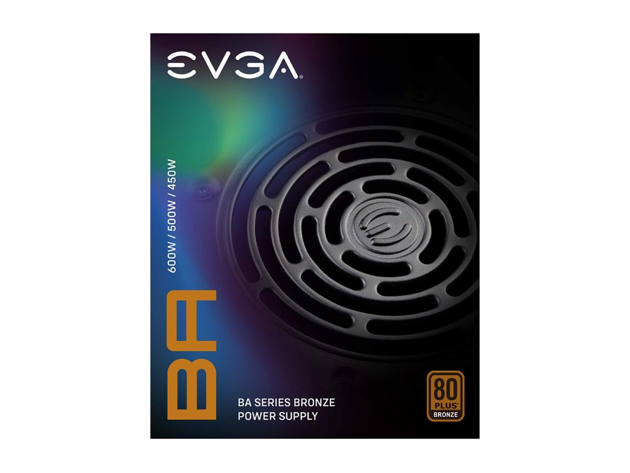 Evga 100-Ba-0500-K1 500 Ba, 80+ Bronze 500W, 3 Year Warranty, Power Supply