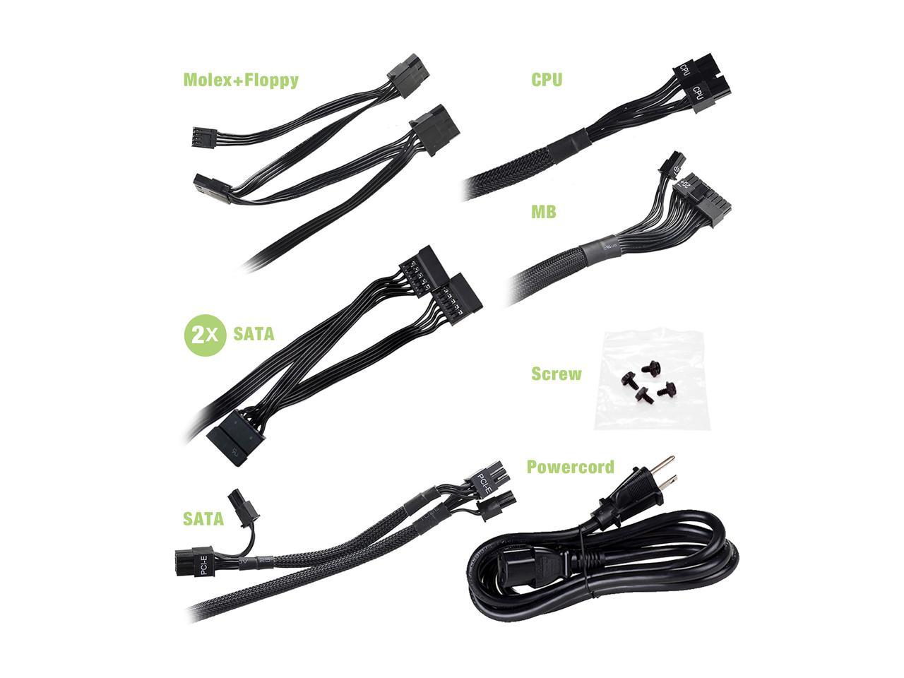 Evga 100-Ba-0500-K1 500 Ba, 80+ Bronze 500W, 3 Year Warranty, Power Supply