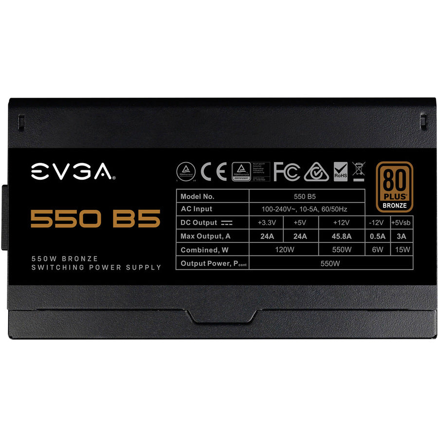 EVGA 550 B5 Power Supply 220-B5-0550-V1
