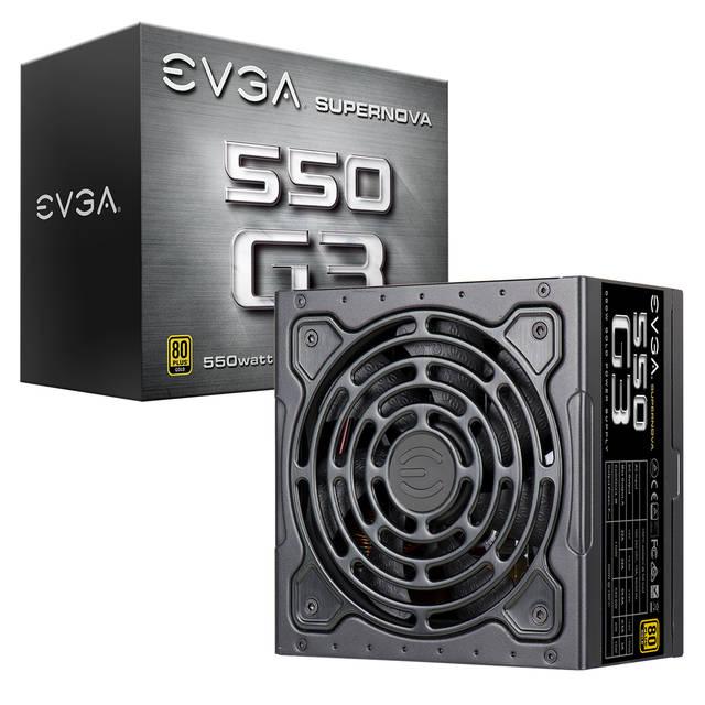 Evga Supernova 550 G3 220-G3-0550-Y1 550W 80 Plus Gold Atx12V & Eps12V Power Supply