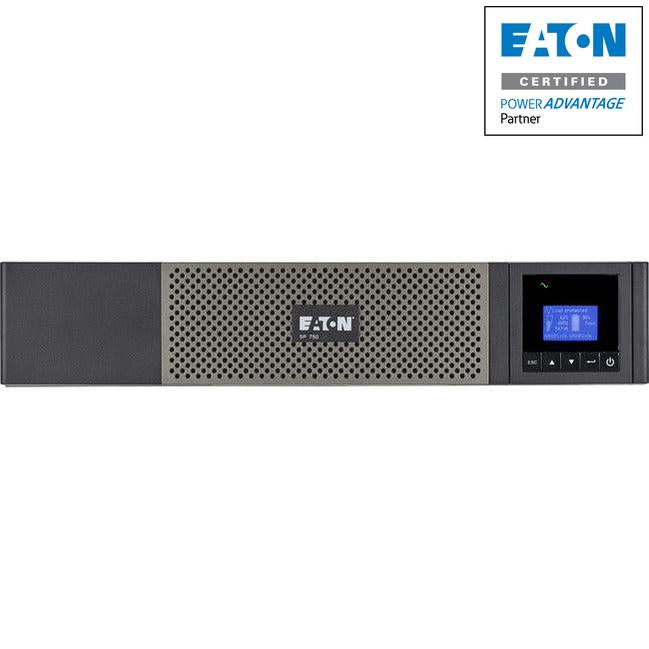 Eaton 5P 750VA 600W 120V Line-Interactive UPS, 5-15P, 10x 5-15R Outlets, 16-Inch Depth, True Sine Wave, Cybersecure Network Card Option, 2U - Battery Backup 5P750RC