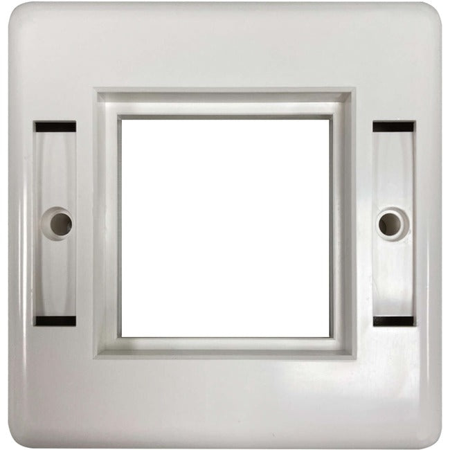 Eaton Tripp Lite Series Single-Gang European-Style Gang Frame for Insert Modules, White, TAA N042E-WF1