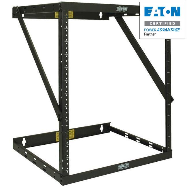 Eaton Tripp Lite Series SmartRack 8U/12U/22U Expandable Flat-Pack Low-Profile Switch-Depth Wall-Mount 2-Post Open Frame Rack SRWO8U22