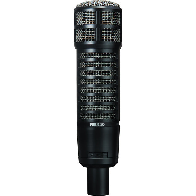 Electro-Voice RE320 Wired Dynamic Microphone - Semi Gloss Black