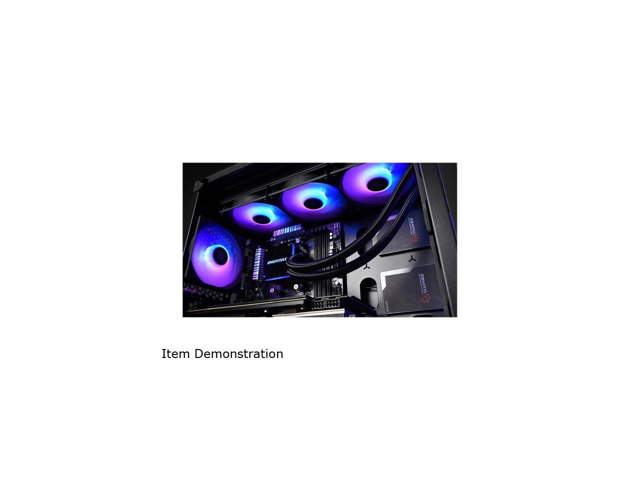 Enermax Liqmax Iii Argb 360, Addressable Rgb All-In-One Cpu Liquid Cooler For Am4 / Lga1200, 360Mm