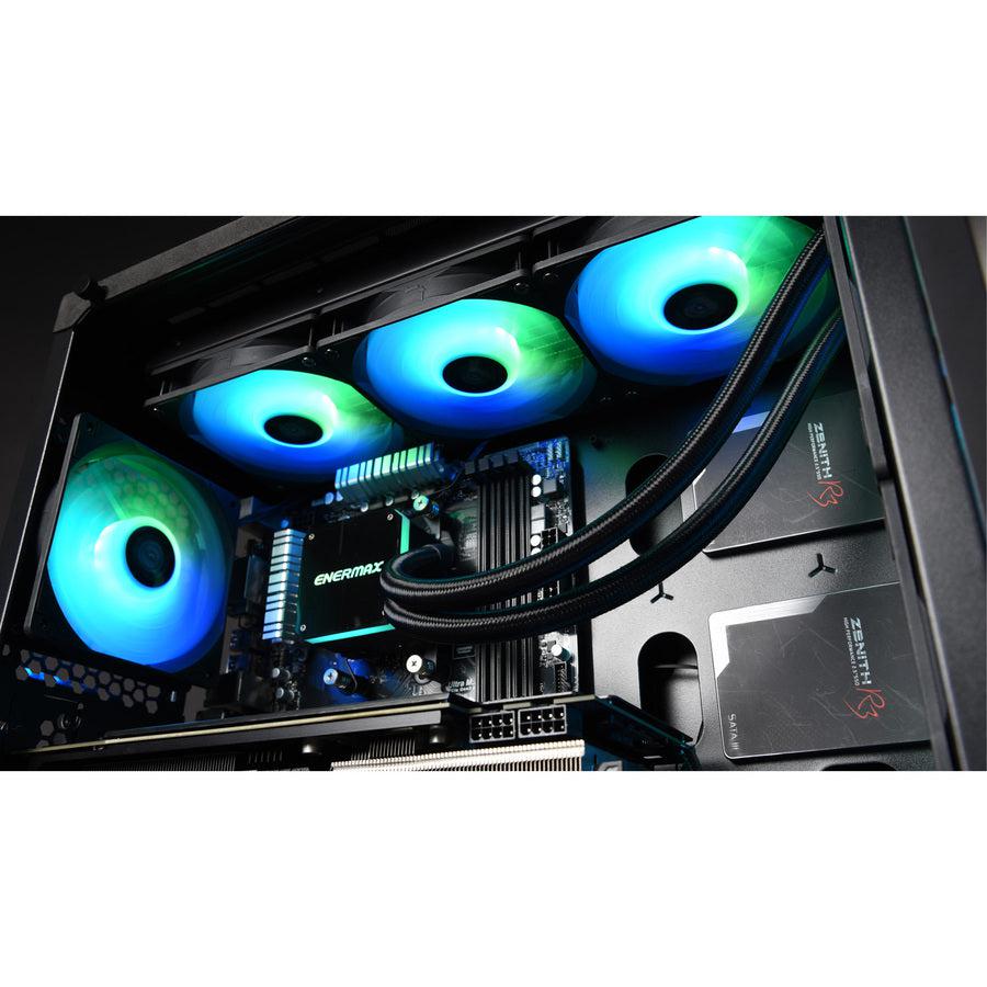 Enermax Liqmax Iii Argb 360, Addressable Rgb All-In-One Cpu Liquid Cooler For Am4 / Lga1200, 360Mm