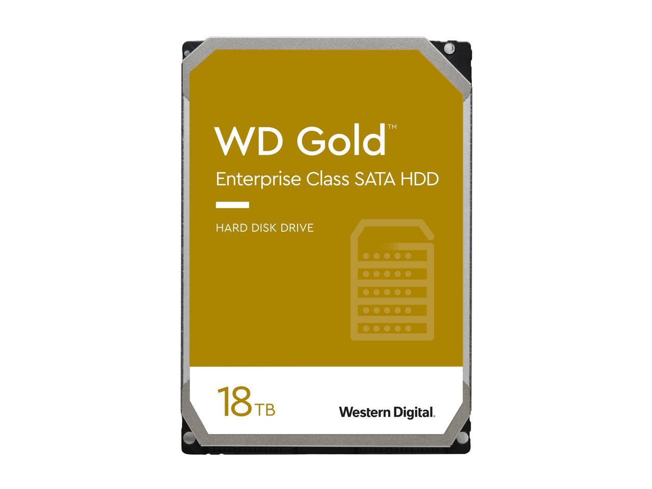 Enterprise Hard Drive - 18TB WD Gold Heavy Workloads SATA HDD | Western Digital WD181KRYZ