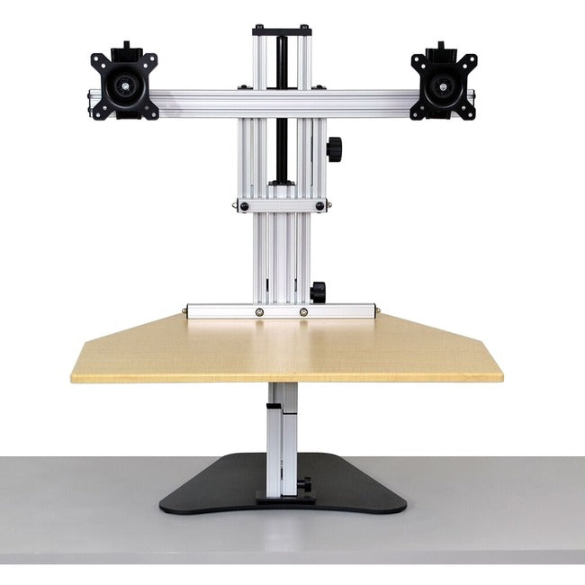 Ergo Desktop Kangaroo Elite Sit and Stand Workstation, Maple,Fully Assembled ED-KE-MAP-FA