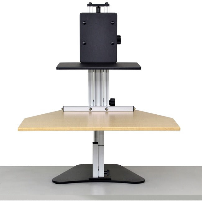 Ergo Desktop Wallaby Sit and Stand Workstation Maple Minimally Assembled ED-WAL-MAP-5B