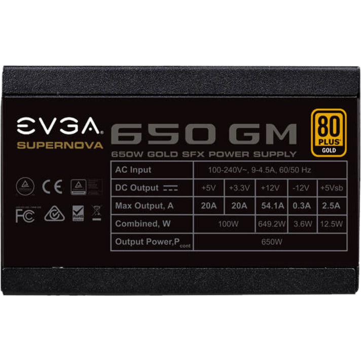 Evga Supernova 650 Gm 123-Gm-0650-Y1 650W 80 Plus Gold Atx12V & Eps12V Power Supply