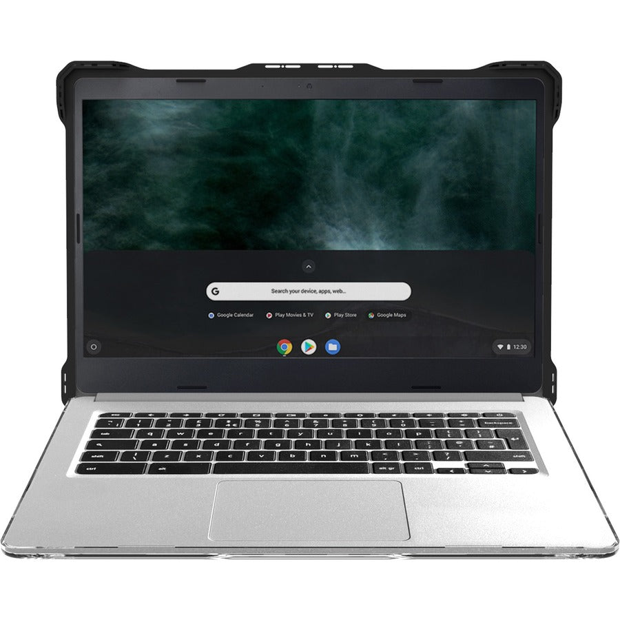 Extreme Shell-L for HP G7/G6 Chromebook Clamshell 14 (Black/Clear)" HP-ESL-G7EE-14-BCLR