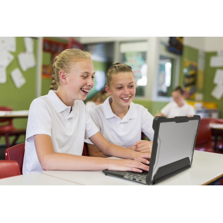 Extreme Shell-S for Dell 3100/3110/5190 Chromebook Clamshell 11.6 (Black/Clear)" DL-ESS-3100-CBC-BCLR