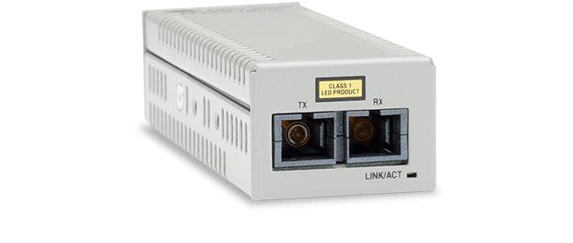 Fast Ethernet Media Converter 100TX to 100FX - Mini Desktop Network Bridge | Allied Telesis AT-DMC100/SC-90