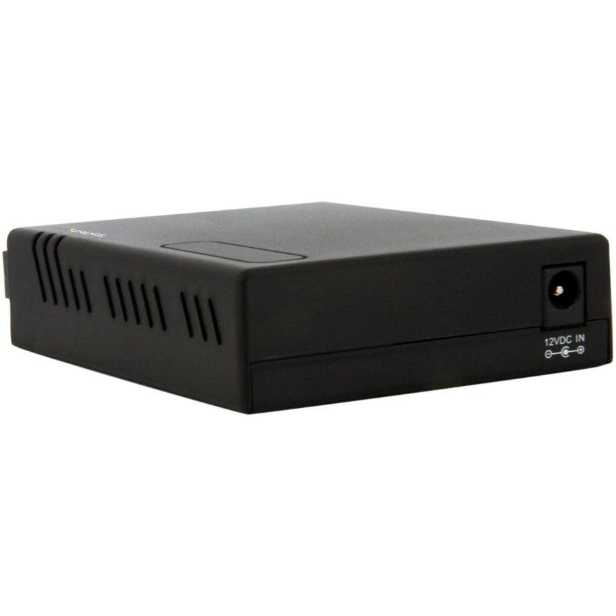 Fiber to Ethernet Media Converter - 10/100 Multi Mode SC PoE | StarTech MCM110SC2P
