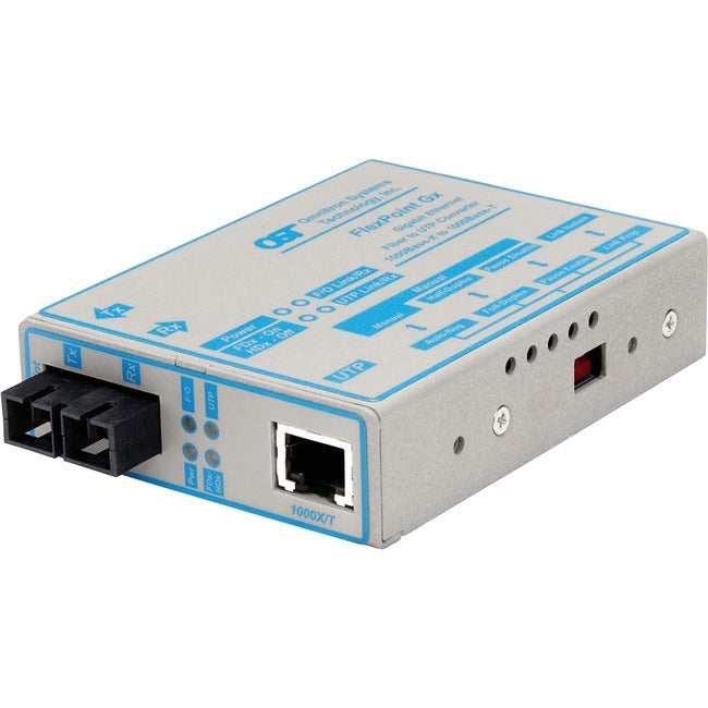 Flexpoint 1000Mbps Gigabit Ethernet Fiber Media Converter Rj45 Sc Single-Mode 80Km