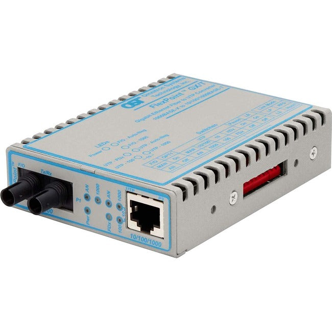 Flexpoint 10/100/1000 Gigabit Ethernet Fiber Media Converter 4707-1