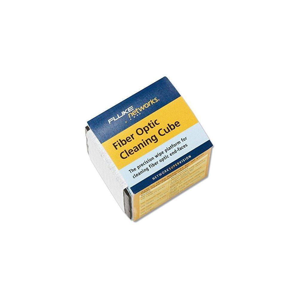Fluke Networks Fiber Optic Cleaning Cube with Wipers NFC-CUBE