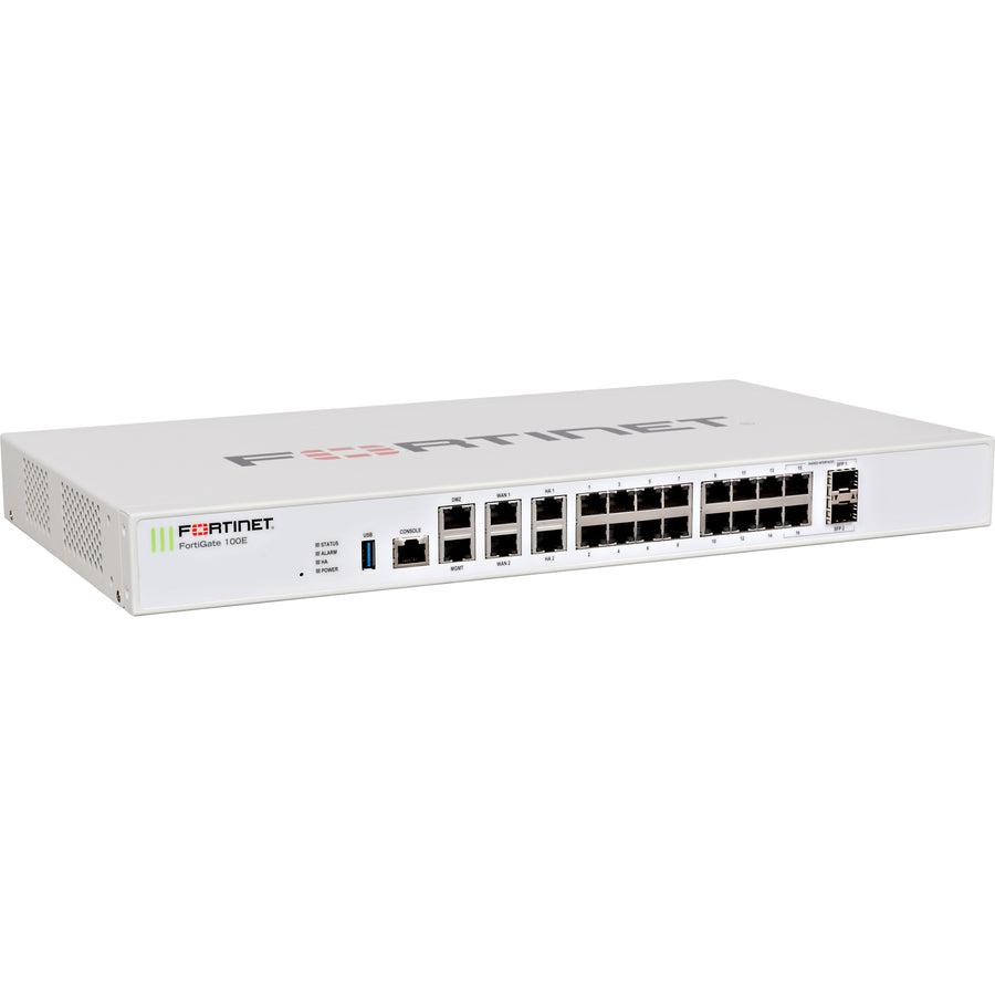 Fortinet 20 X Ge Rj45 Ports (Including 2 X Wan Ports, 1 X Dmz Port, 1 X Mgmt Port, 2 X Ha Ports, Fg-100E-Lenc