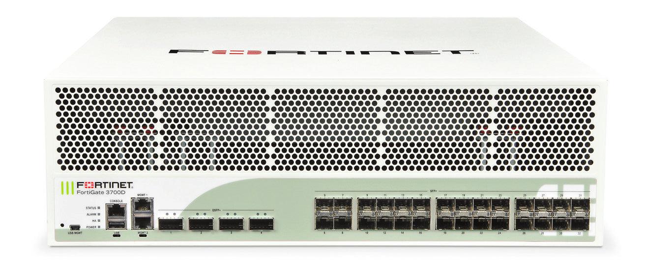 Fortinet Fortigate-3700D-Dc Hardware Plus 5 Year 24X7 Forticare And Fortiguard Unified Threat Protection (Utp)