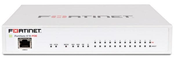 Fortinet Fortigate-80E-Poe Hardware Plus 5 Year 24X7 Forticare And Fortiguard Enterprise Protection