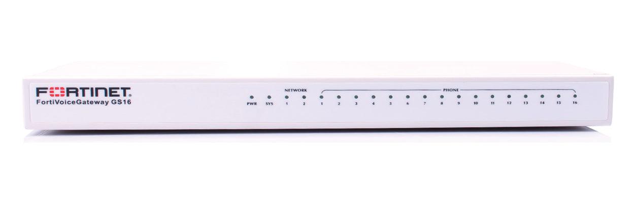 Fortinet Fortivoicegateway Gs16, 2X10/100 Ports, 16 X Fxs Voice Gateway