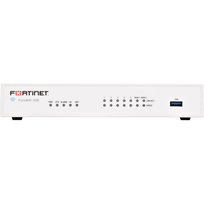Fortinet FortiWifi FWF-50E Network Security/Firewall Appliance FWF-50E-I-BDL-810-60