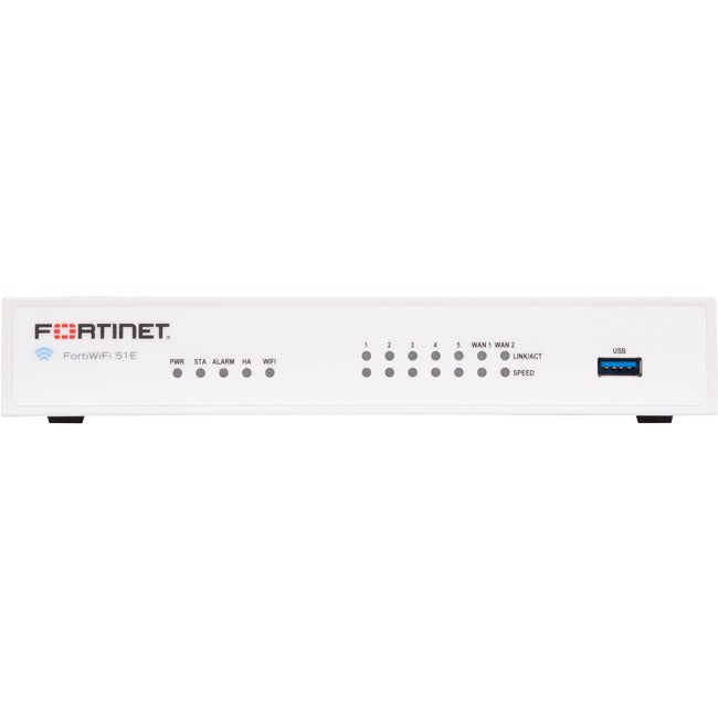 Fortinet FortiWifi FWF-51E Network Security/Firewall Appliance FWF-51E-A-BDL-950-12