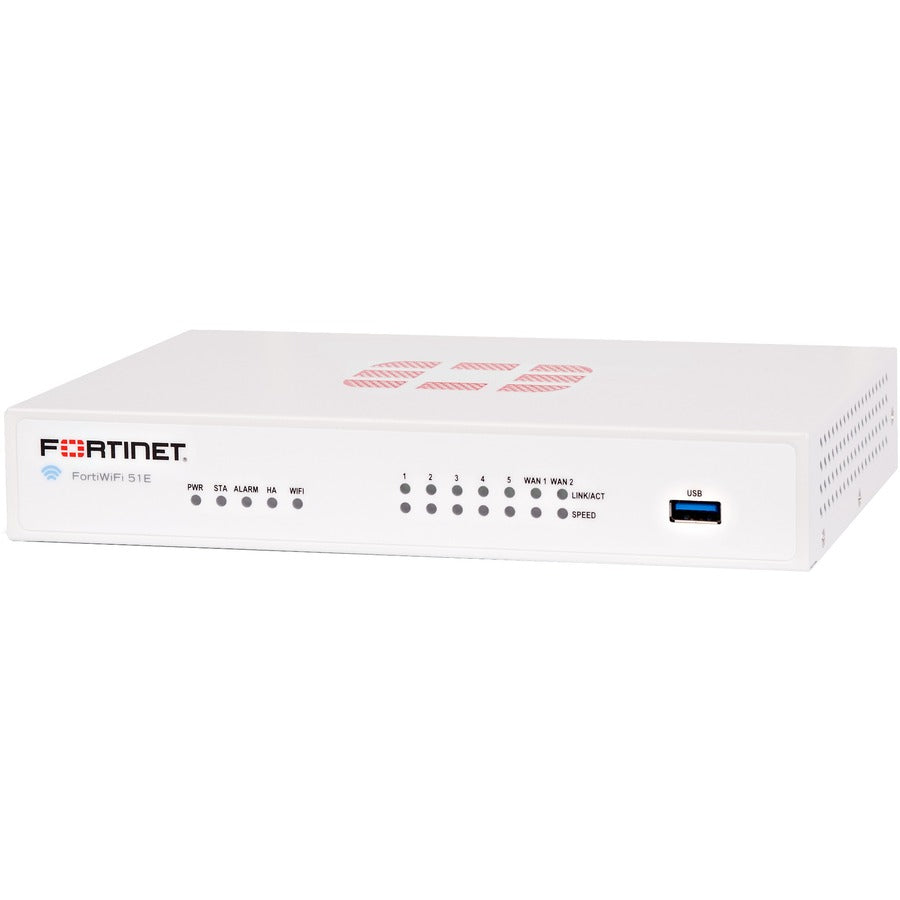 Fortinet FortiWifi FWF-51E Network Security/Firewall Appliance FWF-51E-K-BDL-810-12