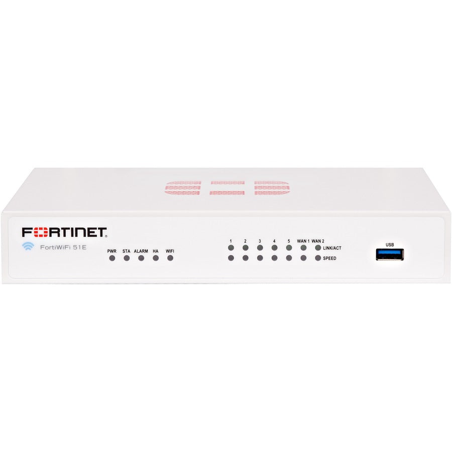 Fortinet FortiWifi FWF-51E Network Security/Firewall Appliance FWF-51E-K-BDL-950-12