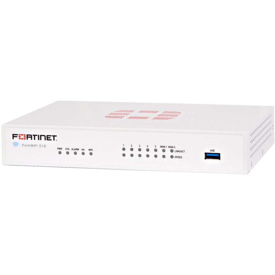 Fortinet FortiWifi FWF-51E Network Security/Firewall Appliance FWF-51E-Y-BDL-810-60