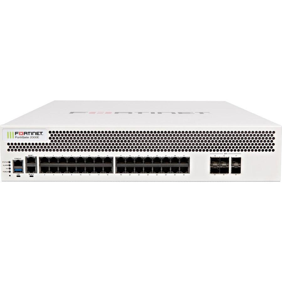 Fortinet Fortigate-2000E Hardware Plus 5 Year 24X7 Forticare And Fortiguard Enterprise Protection