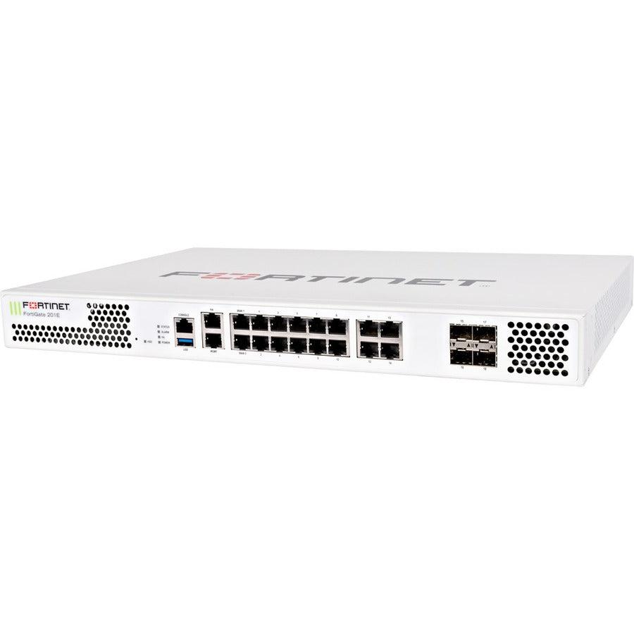 Fortinet Fortigate-201E Hardware Plus 1 Year 24X7 Forticare And Fortiguard Enterprise Protection