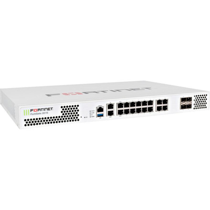 Fortinet Fortigate-201E Hardware Plus 5 Year 24X7 Forticare And Fortiguard Unified Threat Protection (Utp)