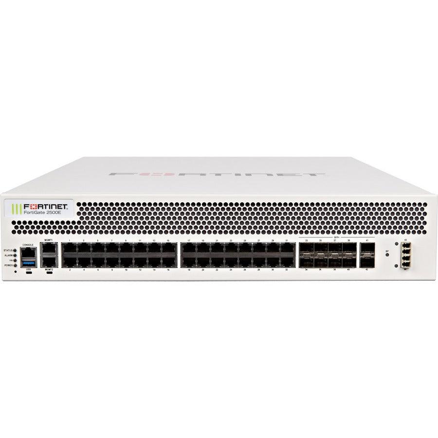 Fortinet Fortigate-2500E Hardware Plus 5 Year 24X7 Forticare And Fortiguard Enterprise Protection