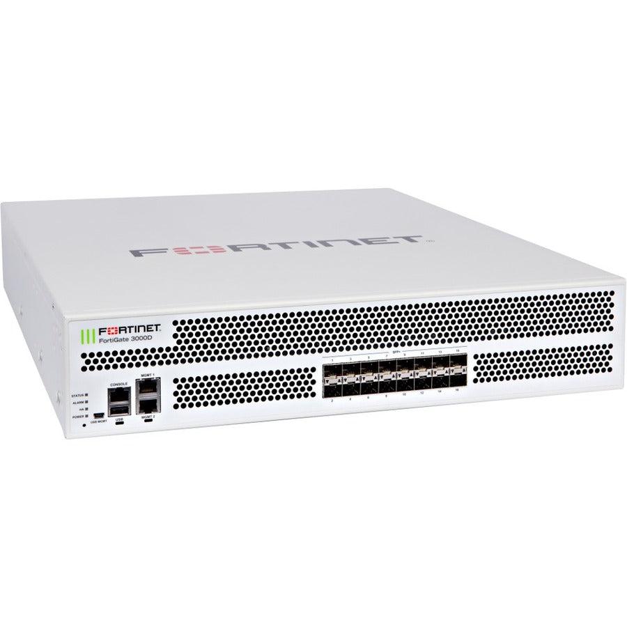 Fortinet Fortigate-3000D Hardware Plus 3 Year 24X7 Forticare And Fortiguard Enterprise Protection