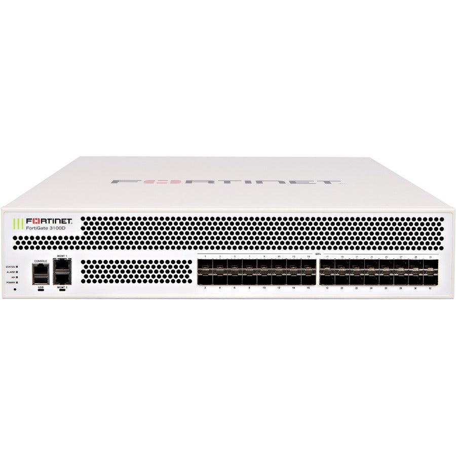 Fortinet Fortigate-3100D Hardware Plus 1 Year 24X7 Forticare And Fortiguard Enterprise Protection