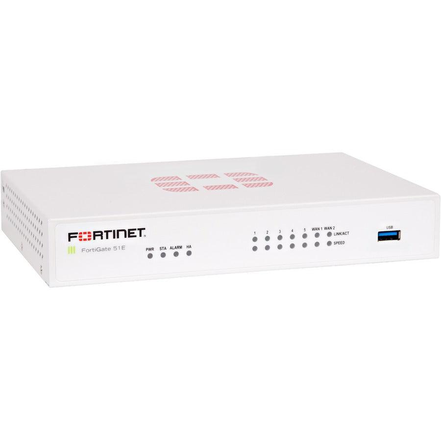 Fortinet Fortigate-51E Hardware Plus 1 Year 24X7 Forticare And Fortiguard Enterprise Protection