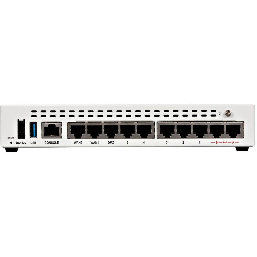 Fortinet Fortigate-60E-Poe Hardware Plus 3 Year 24X7 Forticare And Fortiguard Enterprise Protection