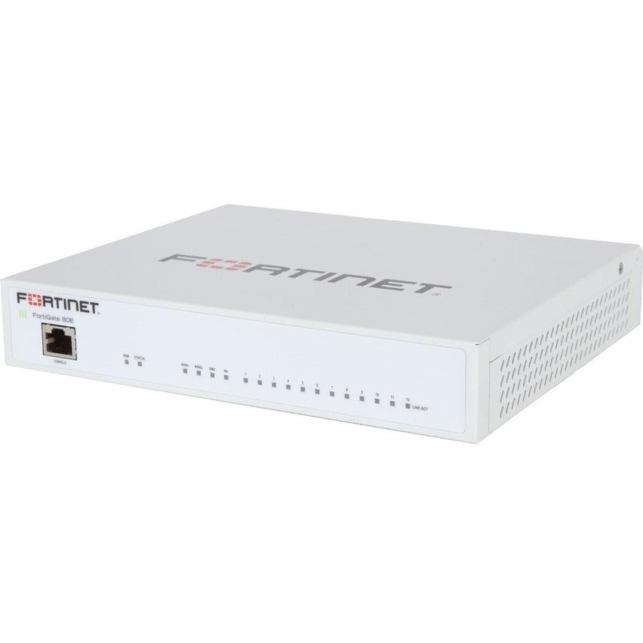 Fortinet Fortigate-80E-Poe Hardware Plus 3 Year 24X7 Forticare And Fortiguard Enterprise Protection