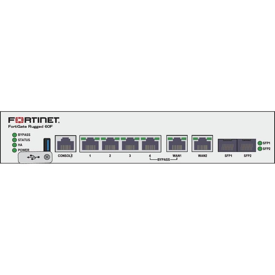Fortinet Fortigate Rugged 60F Hardware Firewall 6000 Mbit/S