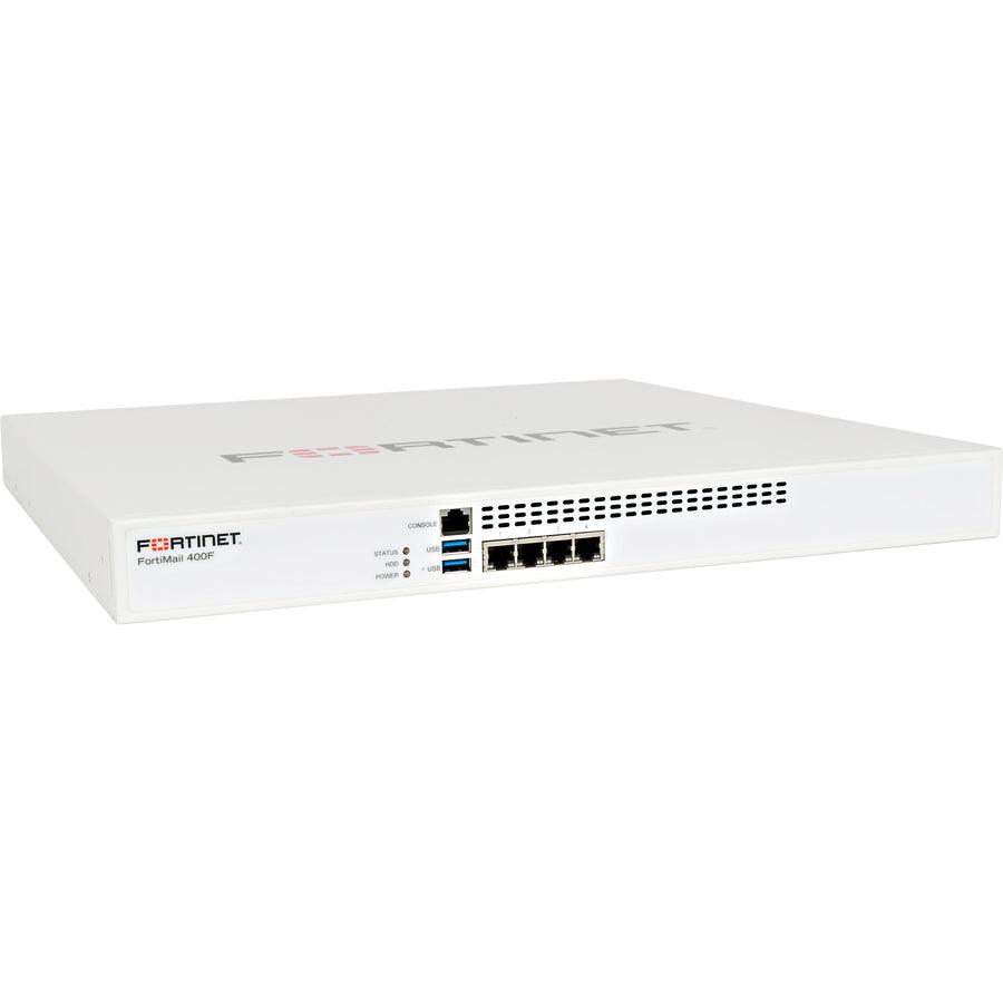 Fortinet Fortimail-400F Hardware Plus 1 Year 24X7 Forticare And Fortiguard Enterprise Atp Bundle