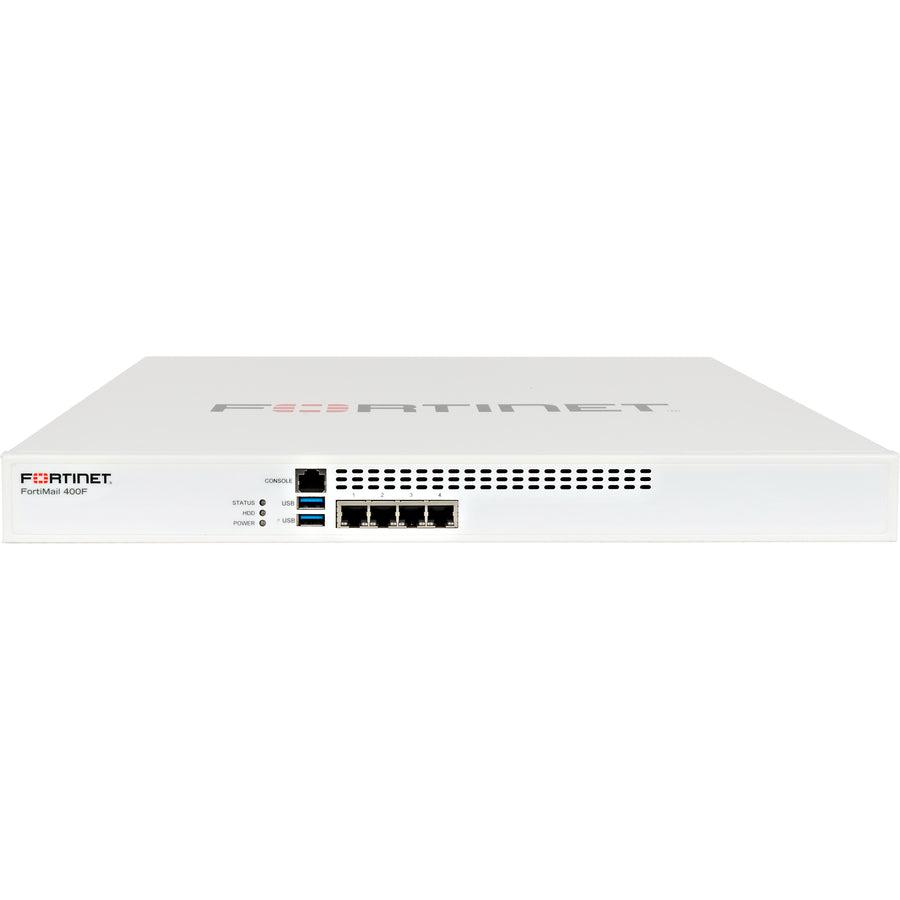 Fortinet Fortimail-400F Hardware Plus 1 Year 24X7 Forticare And Fortiguard Enterprise Atp Bundle