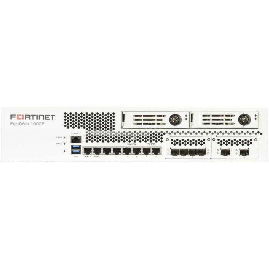 Fortinet Fortiweb-1000E Hardware Plus 1 Year 24X7 Forticare And Fortiweb Advanced Bundle