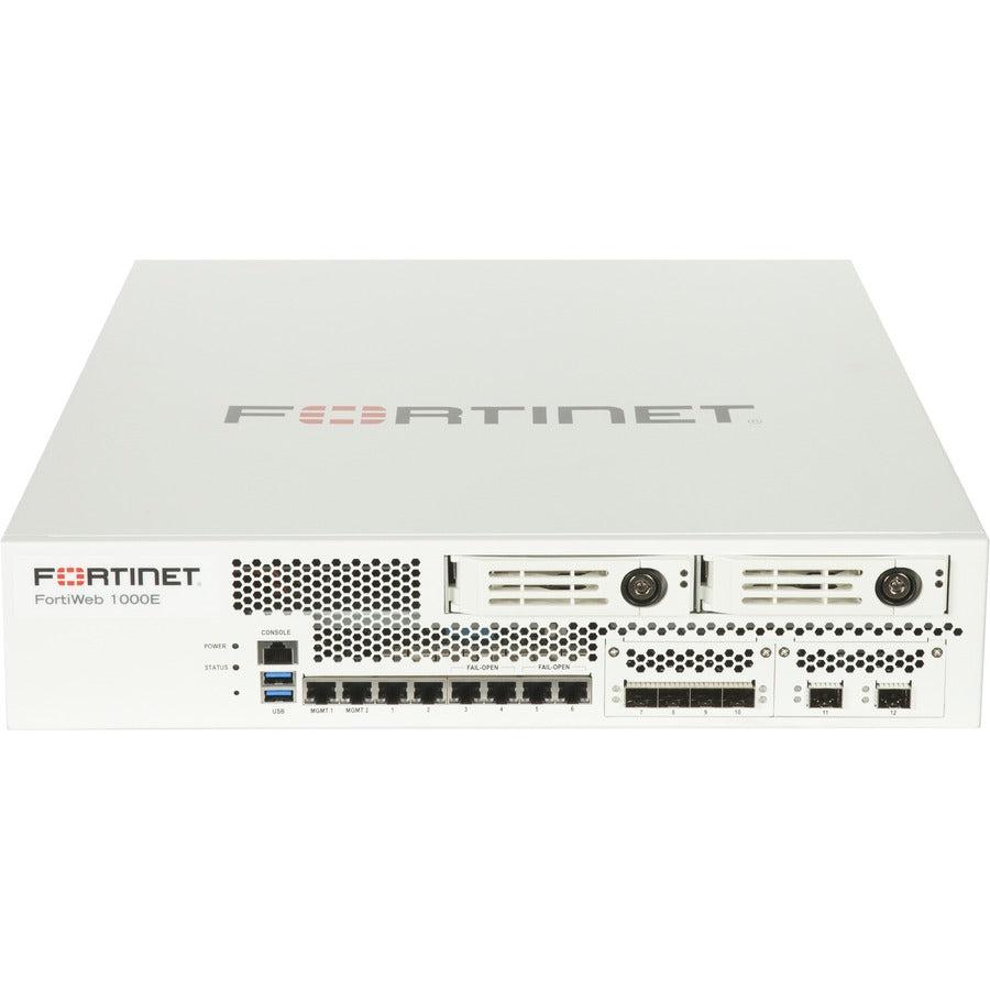 Fortinet Fortiweb-1000E Hardware Plus 5 Year 24X7 Forticare And Fortiweb Advanced Bundle