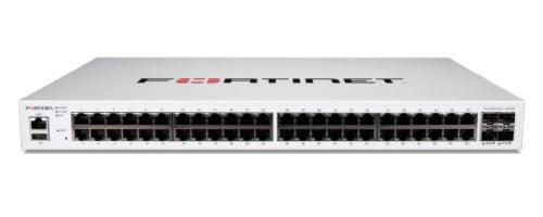 Fortinet Layer 2/3 Fortigate Switch Controller Compatible Switch With 48 X Ge Rj45 Ports, 4 X 10 Ge Sfp+