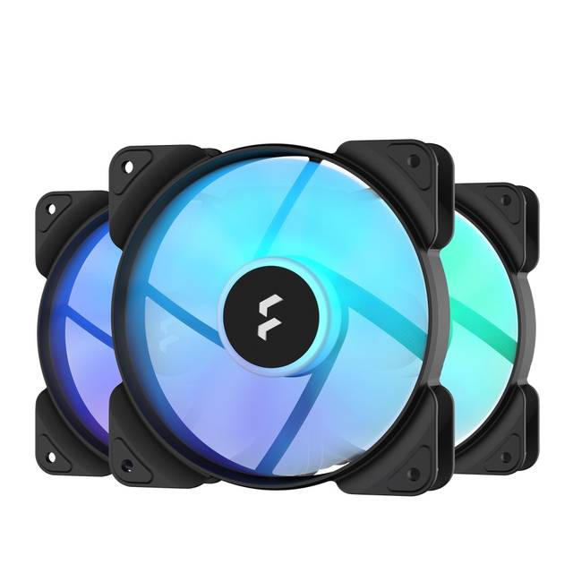 Fractal Design Aspect 12 Fd-F-As1-1206 Rgb 120Mm 1200Rpm Black Frame 3-Pack Computer Case Fan