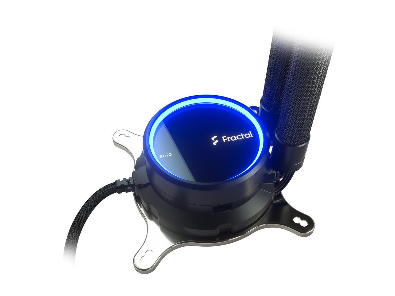 Fractal Design Celsius+ S24 Prisma Pwm Argb 240Mm Silent Performance Slim Radiator Aio Cpu Liquid/Water Cooler