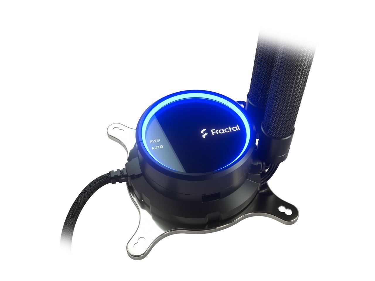 Fractal Design Celsius+ S24 Prisma Pwm Argb 240Mm Silent Performance Slim Radiator Aio Cpu Liquid/Water Cooler